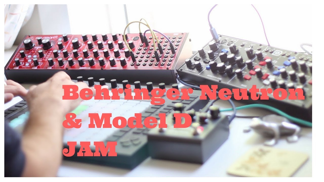 Behringer Neutron Jam with Model D Pads and Strymon El Capistan