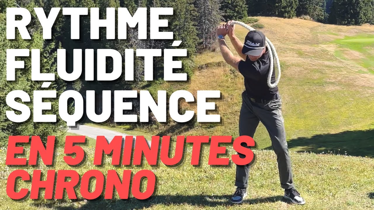 Rythme et fluidité du swing en 5 minutes. Améliorer son swing instantanément !