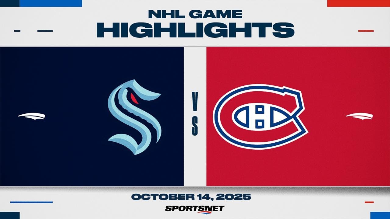 NHL Highlights | Kraken vs. Canadiens - October 14, 2025