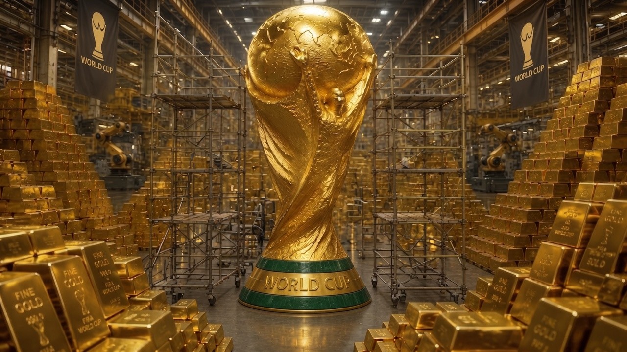 How the $20M FIFA World Cup 2026 Trophy Is Cast in Gold