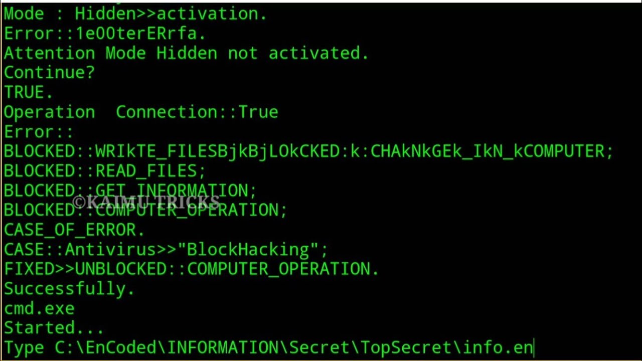 [ FREE CODE #EP1 ]~ How To Make Fake hacking code  || Kaimu Tricks ||