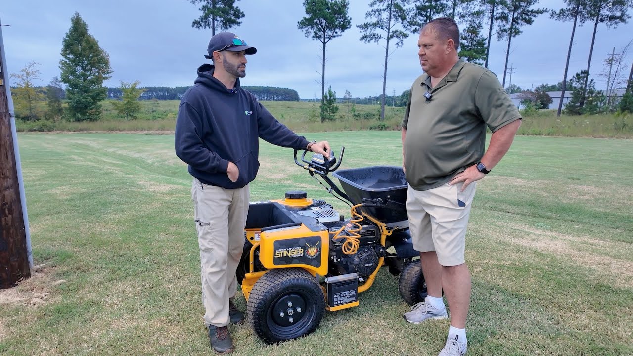 Stinger Gateway Applicator - making employees better, eliminate turf burn and employee mistakes.