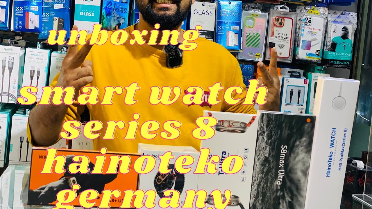Smartwatch | hainoteko | H45 pro max |series 8  | unboxing |how to connect phone #unboxing