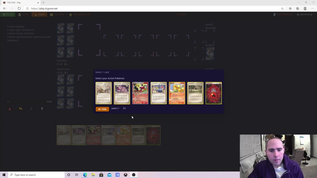 TCG One Tutorial