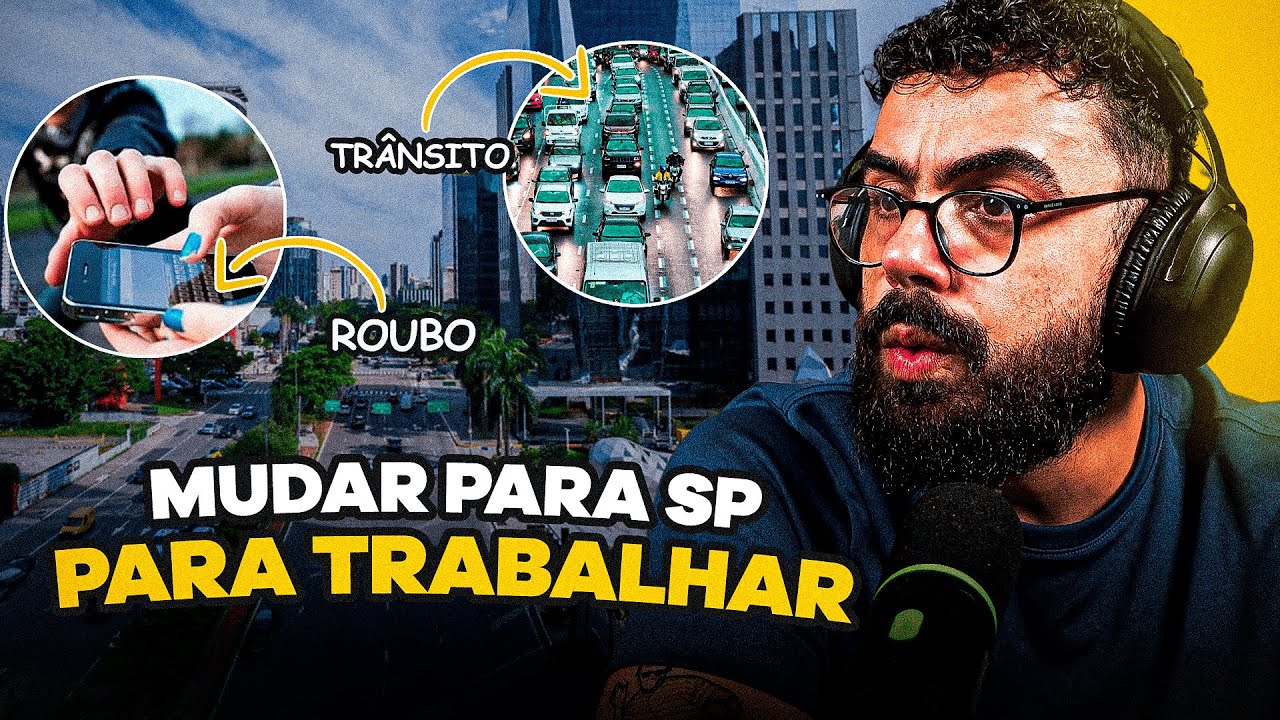 vale a pena MUDAR PARA SÃO PAULO para TRABALHAR? | CORTES DO EDSON CASTRO