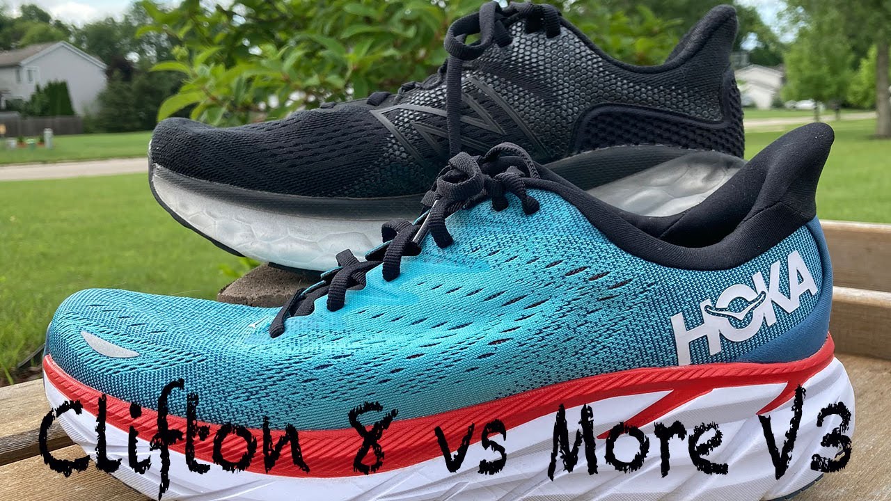 Hoka Clifton 8 vs New Balance Fresh Foam More V3 | Daily Trainer Shoe Battle | Who Will Win?