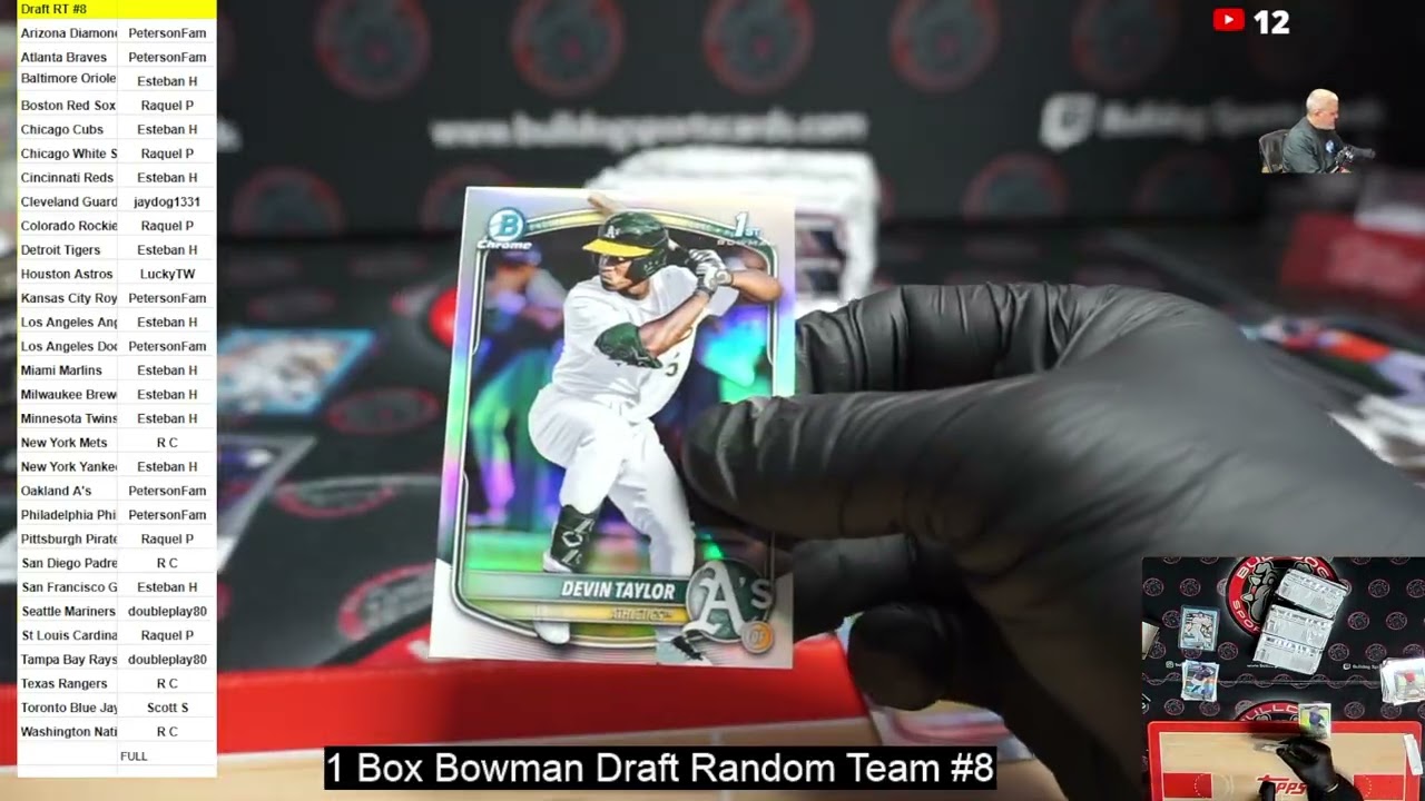 1 Box 2025 Bowman Draft Jumbo RT #8