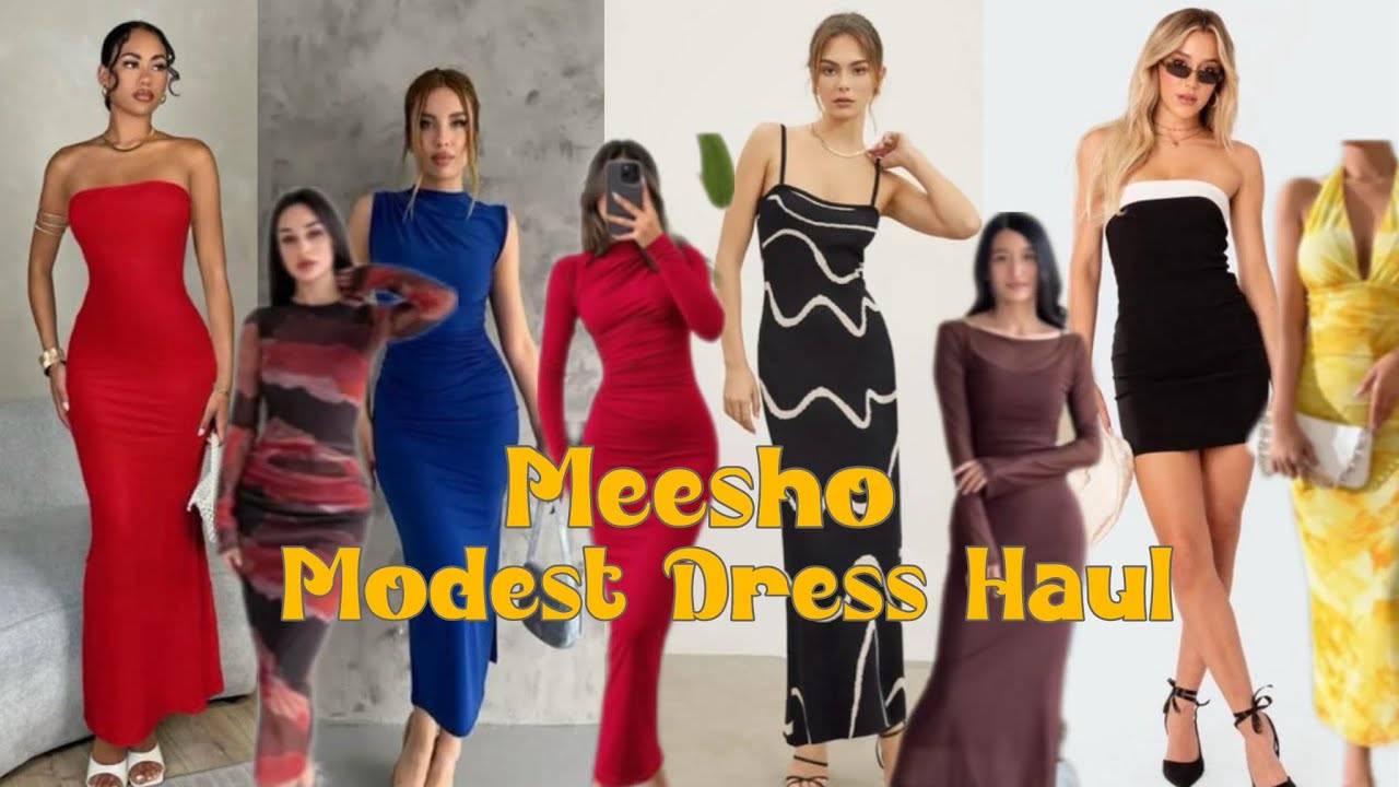 Meesho Modest Dress Haul | Meesho Dress Haul | starting from 256