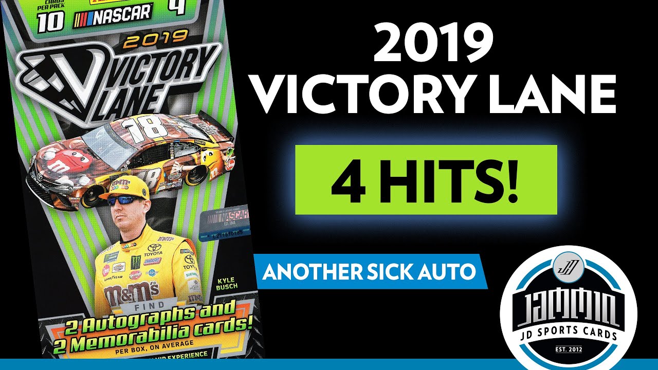 2019 Panini Victory Lane Racing Hobby Box Break - Sick Cards!