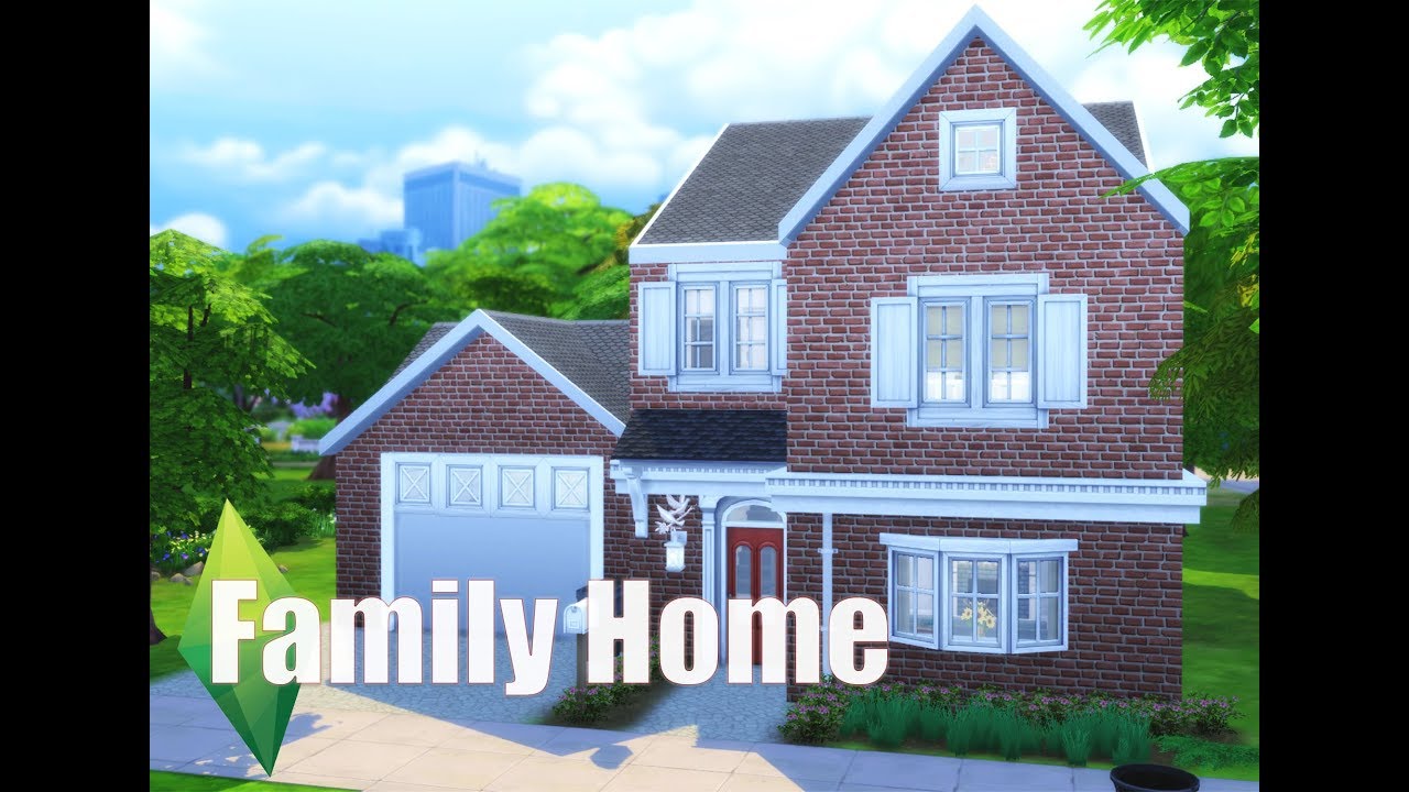 The Sims 4: Speed Build | FAMILY HOME // NO CC