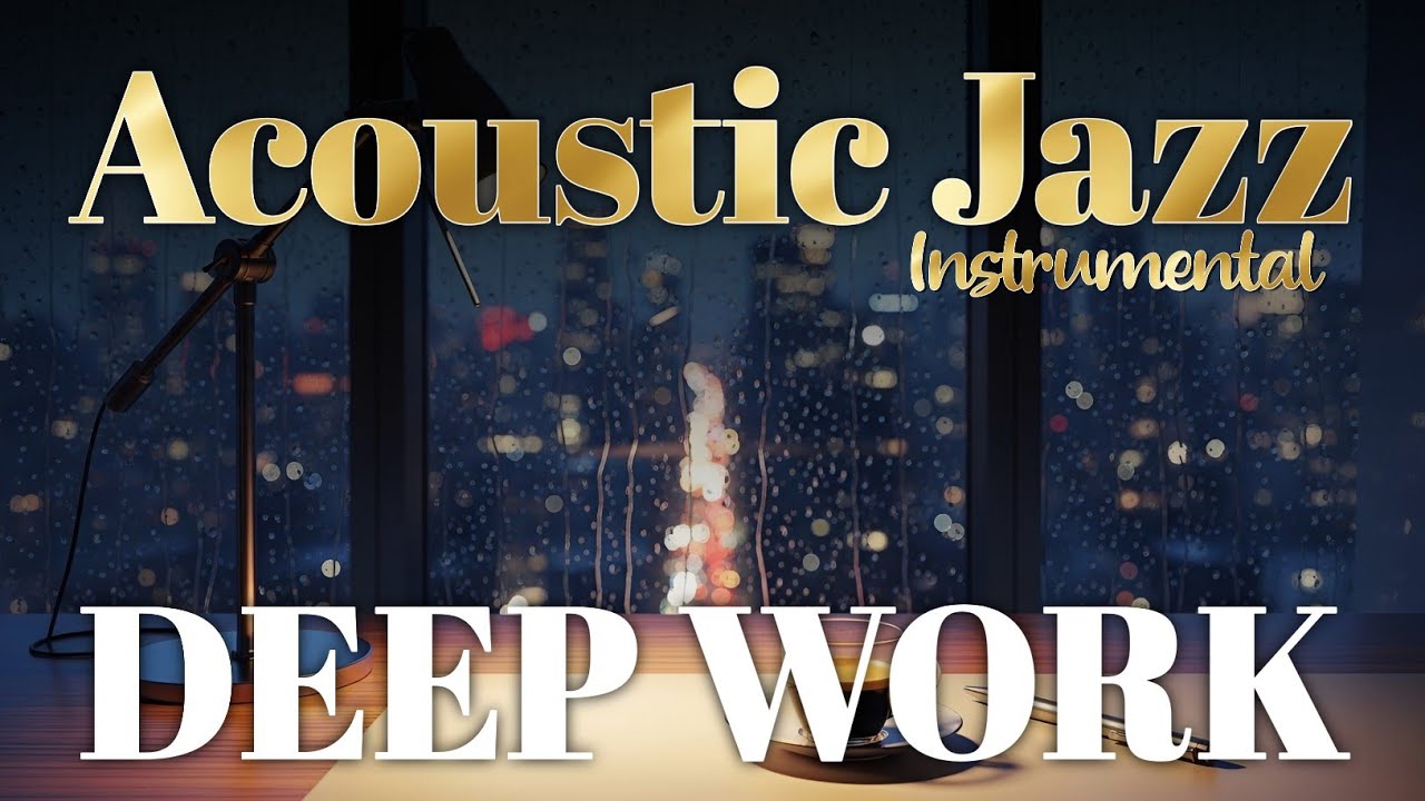 It’s a Rainy Day in a Manhattan Apartment | Acoustic Jazz & Saxophone for Deep Work [Vol.01]