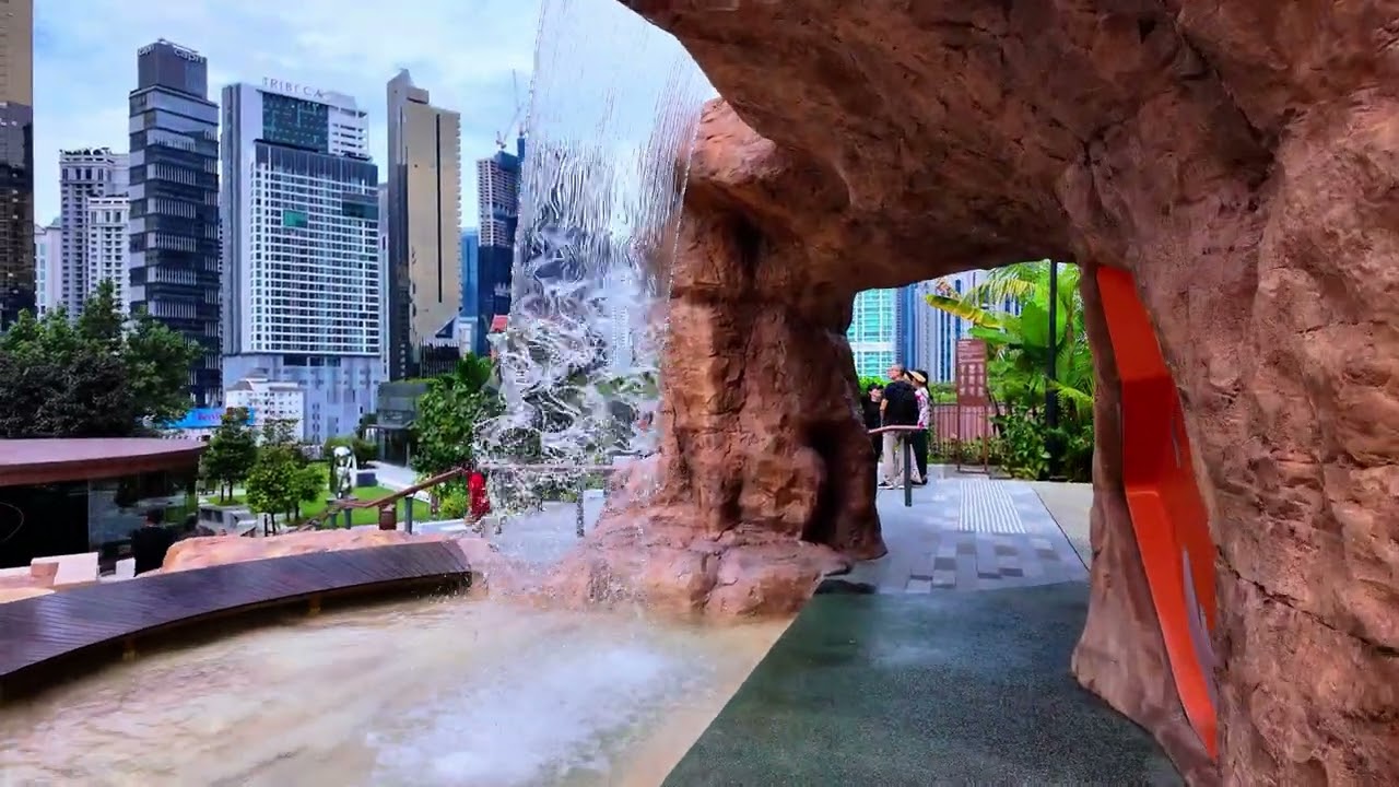 Walking Through TRX City Park in Kuala Lumpur | Nature Sounds