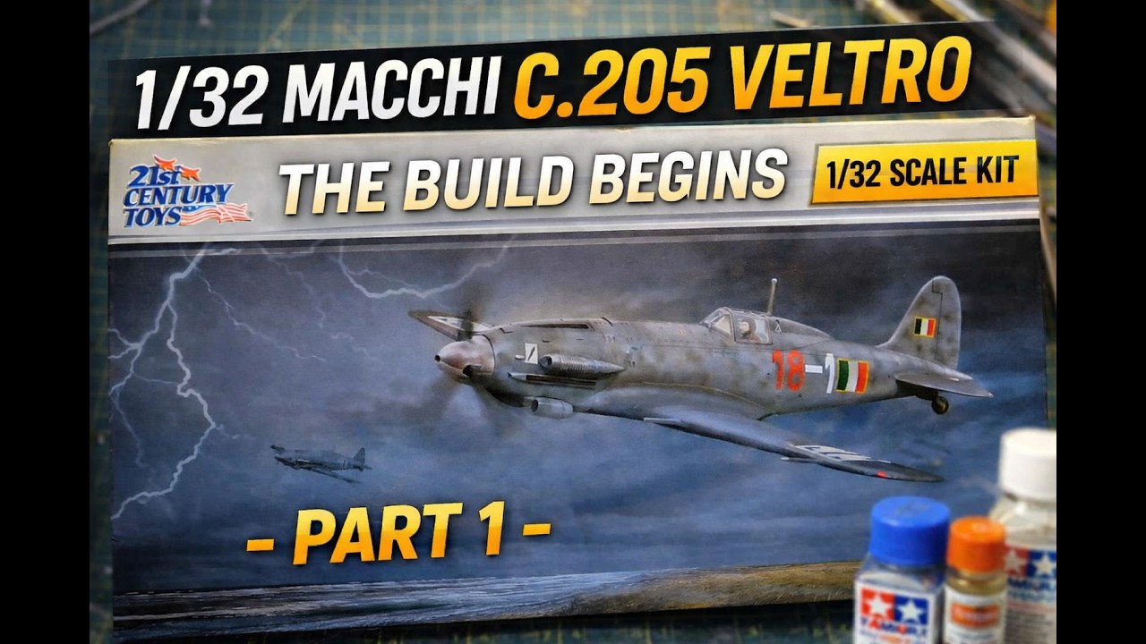 1/32 Сборка Macchi C.205 Veltro &ndash; Часть 1 | Игрушки 21 века