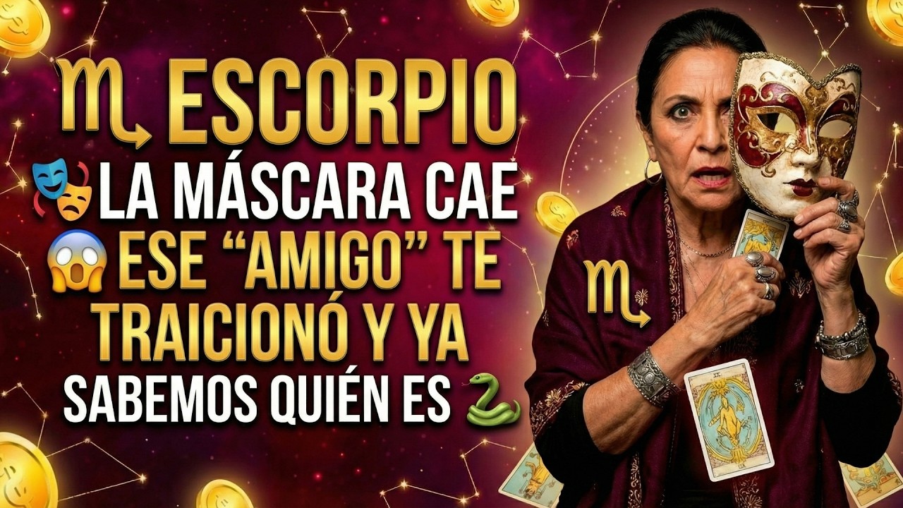 ♏ ESCORPIO 🎭 LA MÁSCARA CAE 😱 ESE 