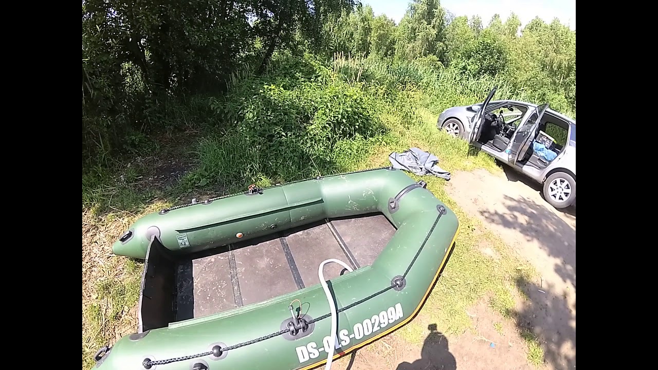 Rozkładanie pontonu Kolibri KM 300