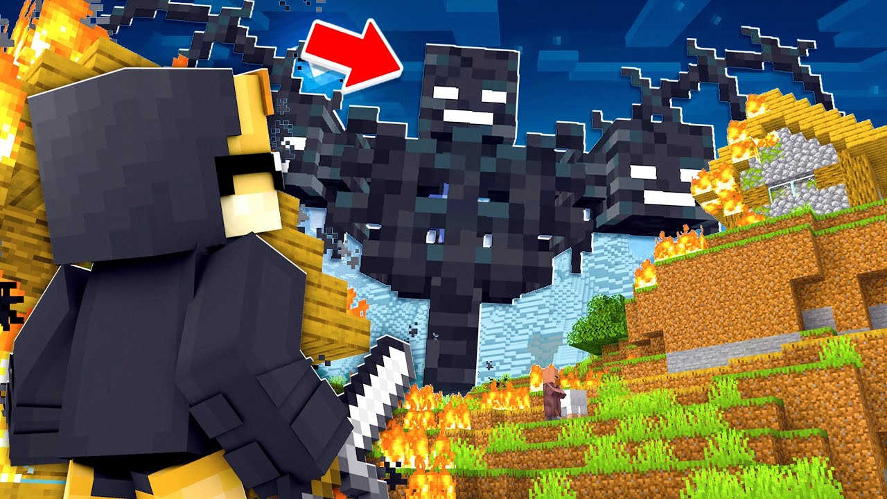 COMBATTO IL NUOVO WITHER DEMONIACO NEL MIO MONDO DI MINECRAFT MA...
