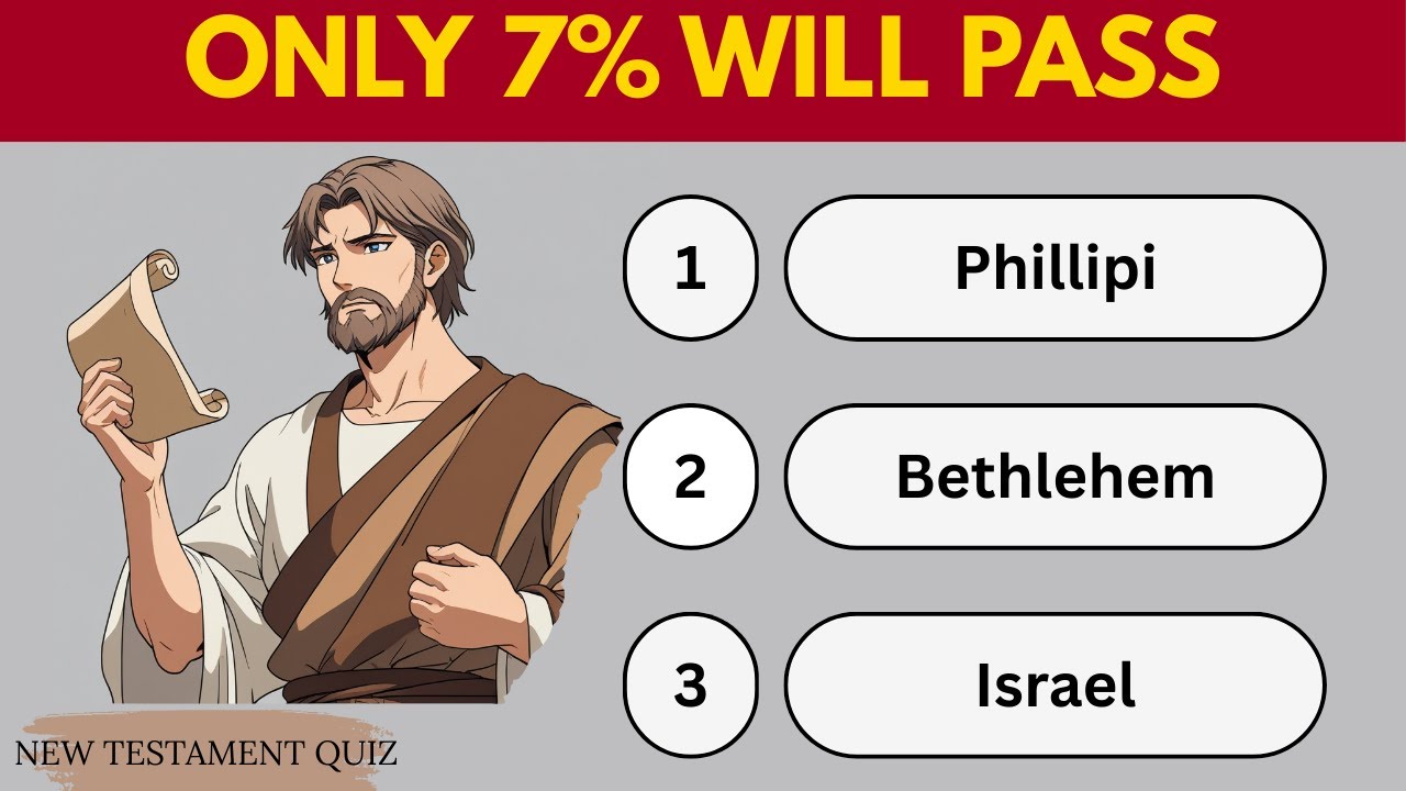 The New Testament | 10 Bible Questions to test your knowledge. Bible Quiz