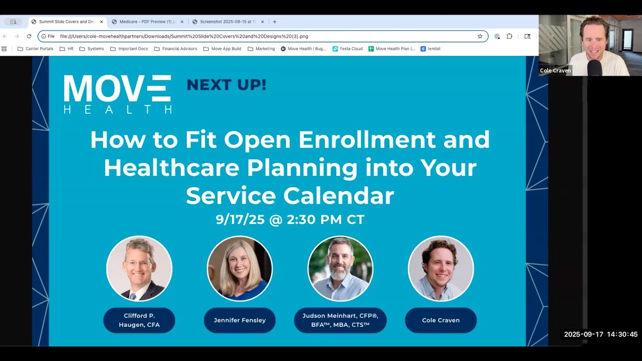 Open Enrollment Summit | How to Fit Open Enrollment & Healthcare Planning into Your Service Calendar