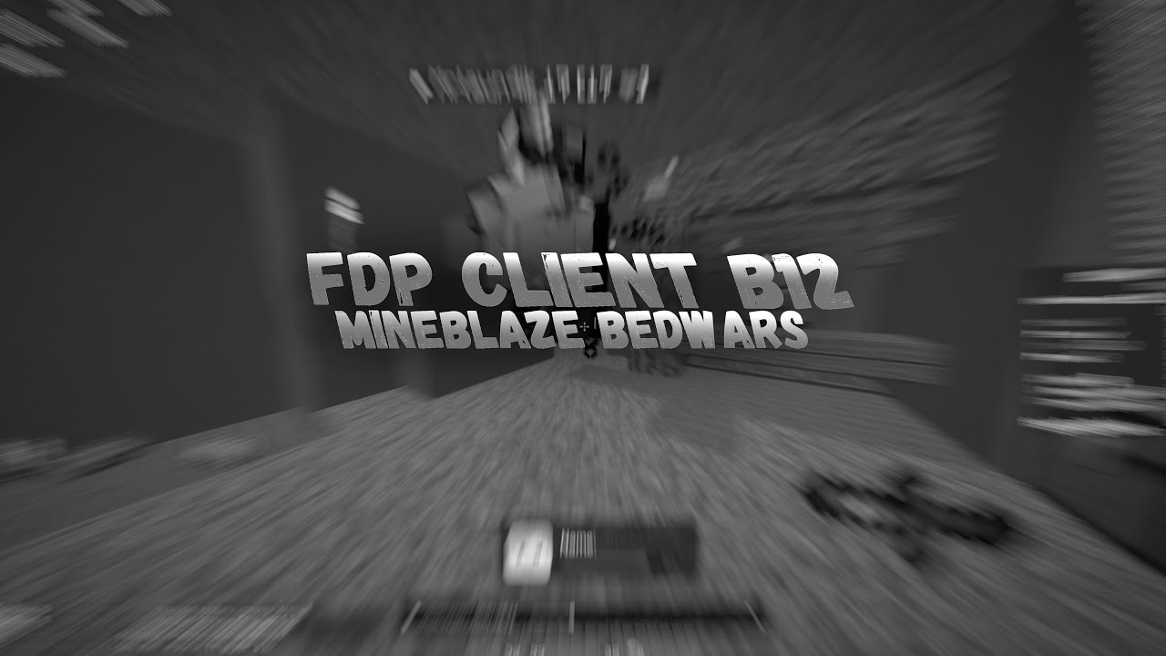 NEW BEST AND FREE CONFIG FOR FDP B12 | MIN3BLAZ3 BEDWARS | BEST INTAVE CLIENT | ft.qwez