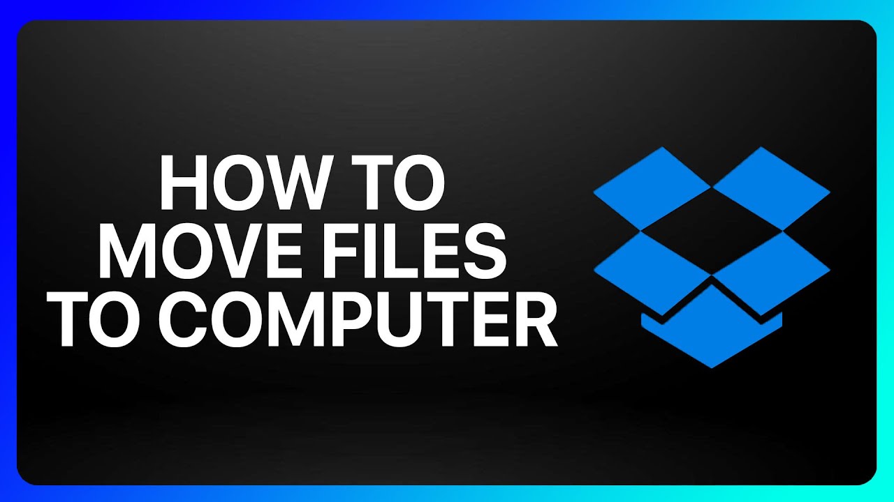 Как переместить файлы из Dropbox на компьютер: руководство