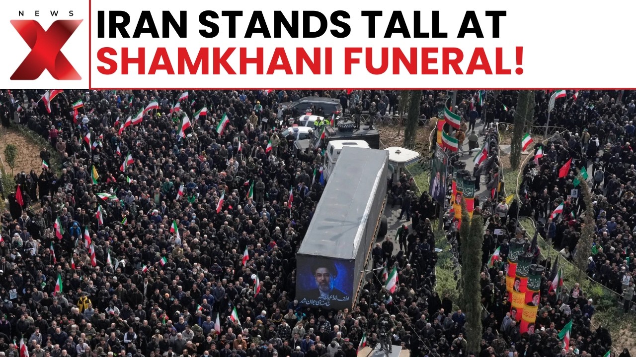 Exclusive Footage: Funeral of Ali Shamkhani in Tehran Sparks Political Shockwaves Worldwide