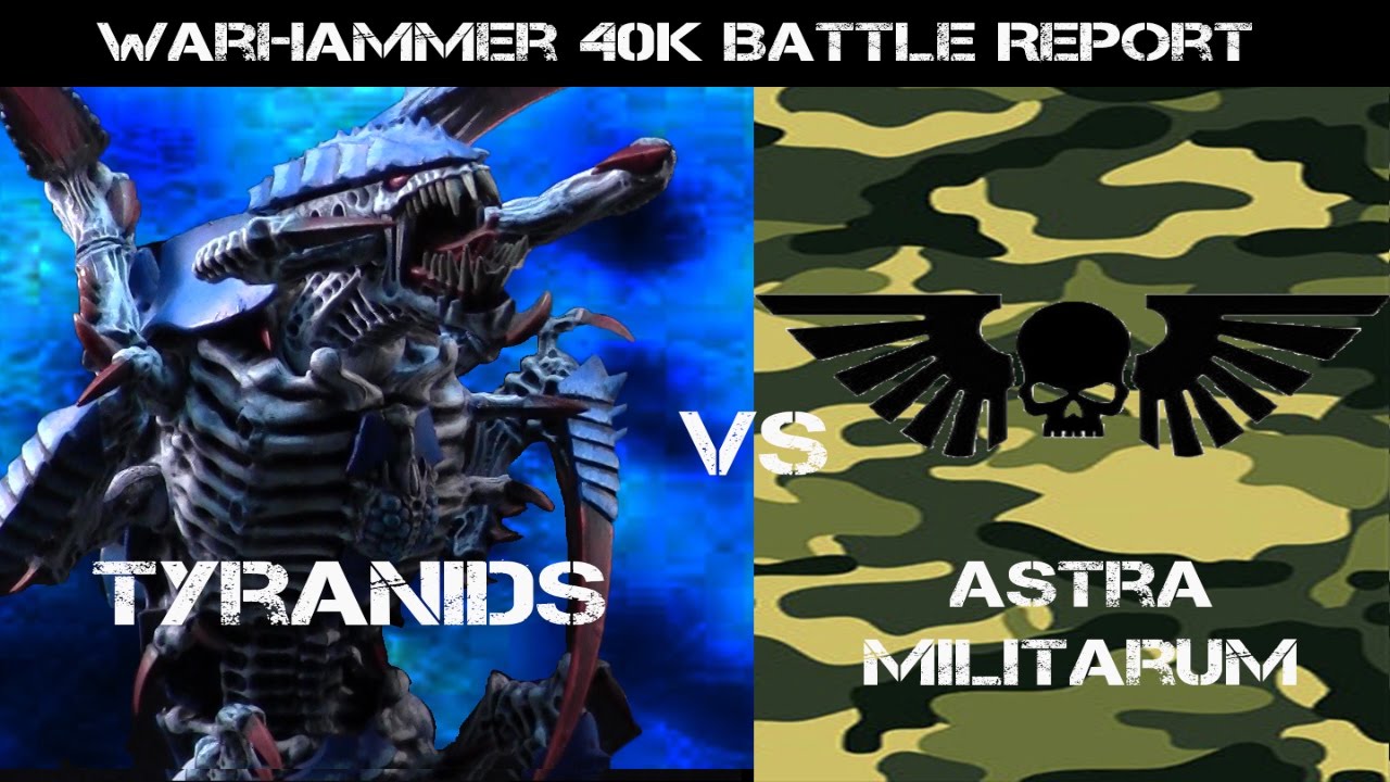 Tyranids vs Astra Militarum Warhammer 40K Battle Report - Jay Knight BatRep 38 Part 1/2