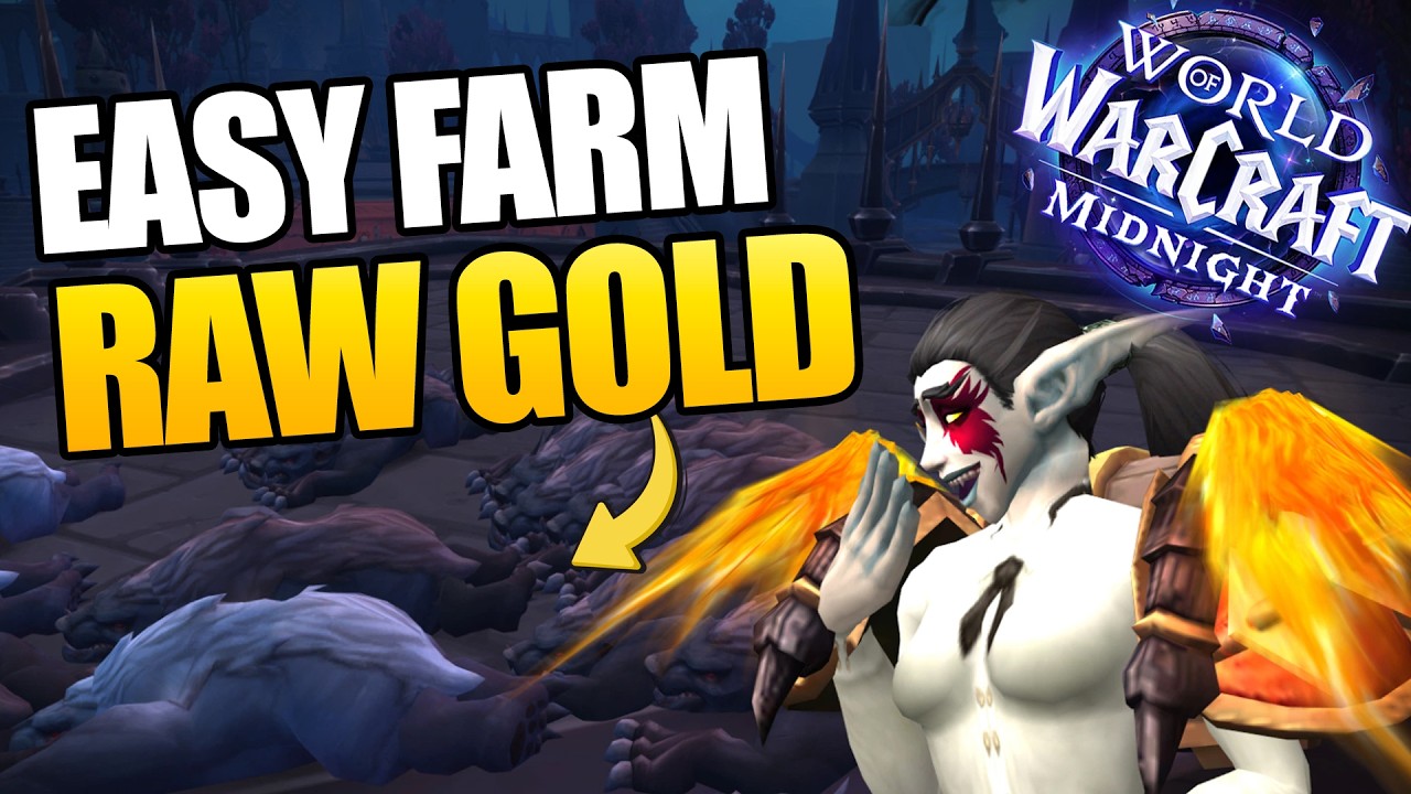 FAST RAW Gold Farm Midnight WoW