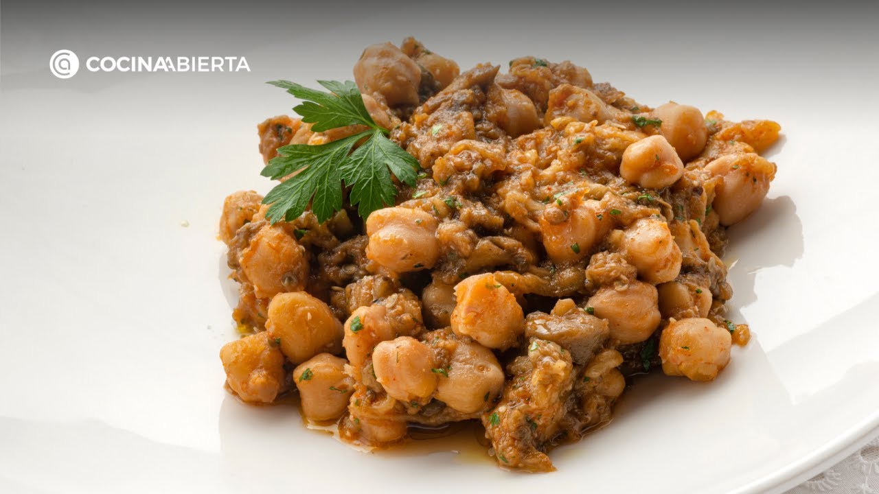 Joseba Arguiñano prepara garbanzos con berenjenas, un guiso fácil y delicioso