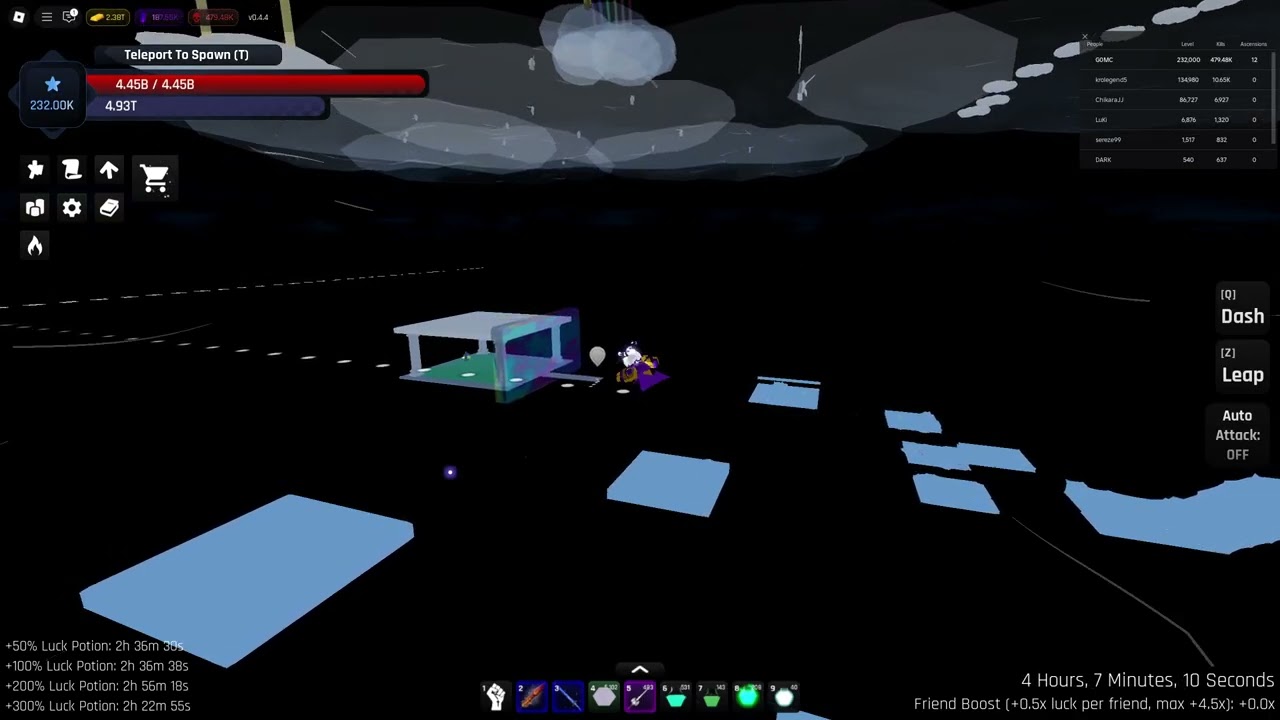 Depthless RPG - Parasite (secret skylands boss) without Gem of Calamity
