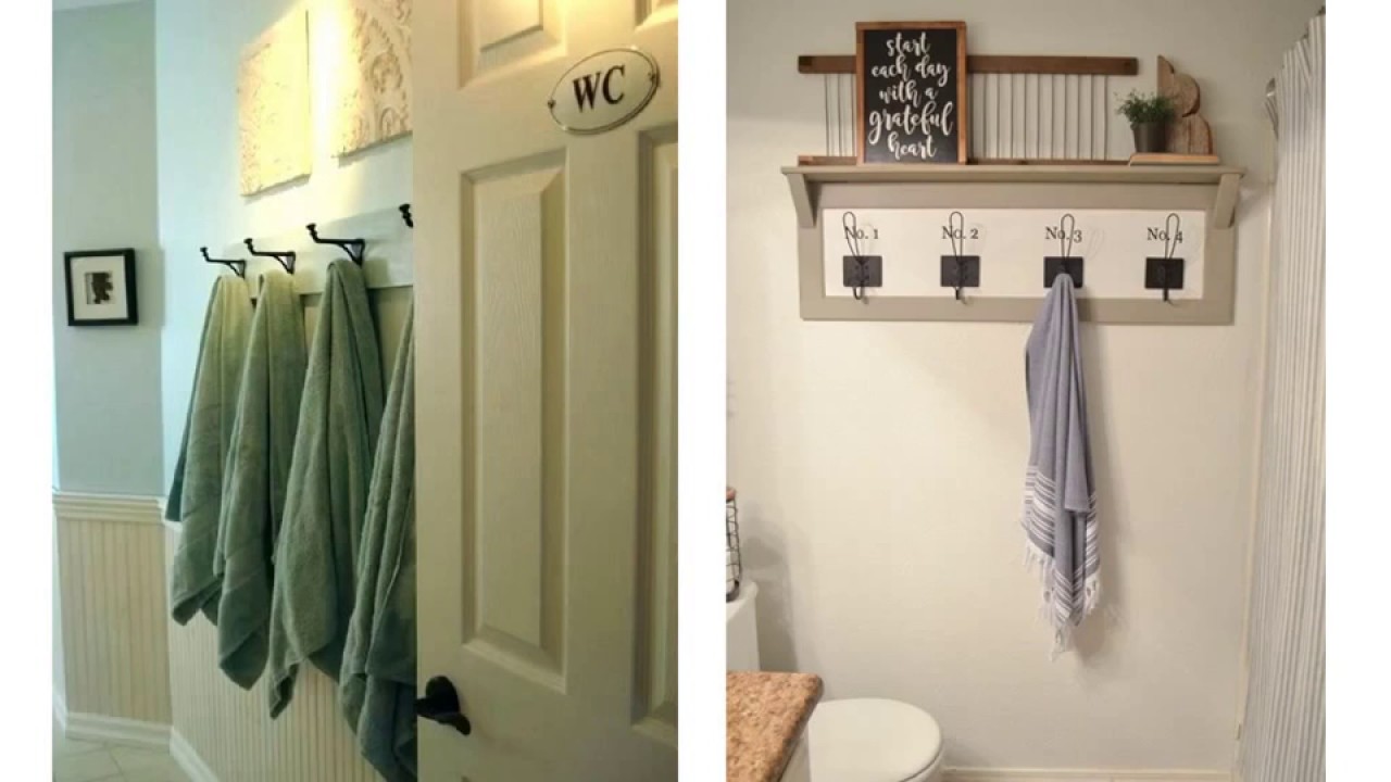Fascinating Bathroom Towel Hooks Ideas