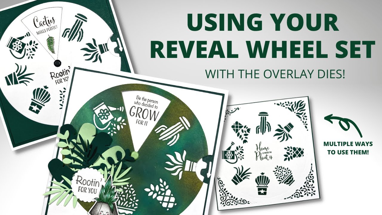 Как использовать штампы OVERLAY DIES с набором штампов Reveal Wheel!