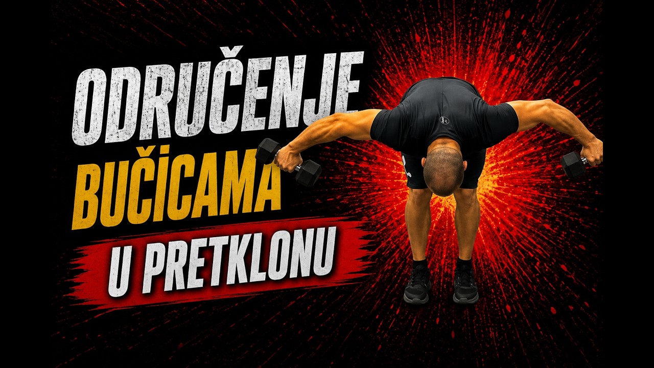RAMENA: Odručenje bučicama u pretklonu - ruke opruženije #bodybuilding #shoulderworkout
