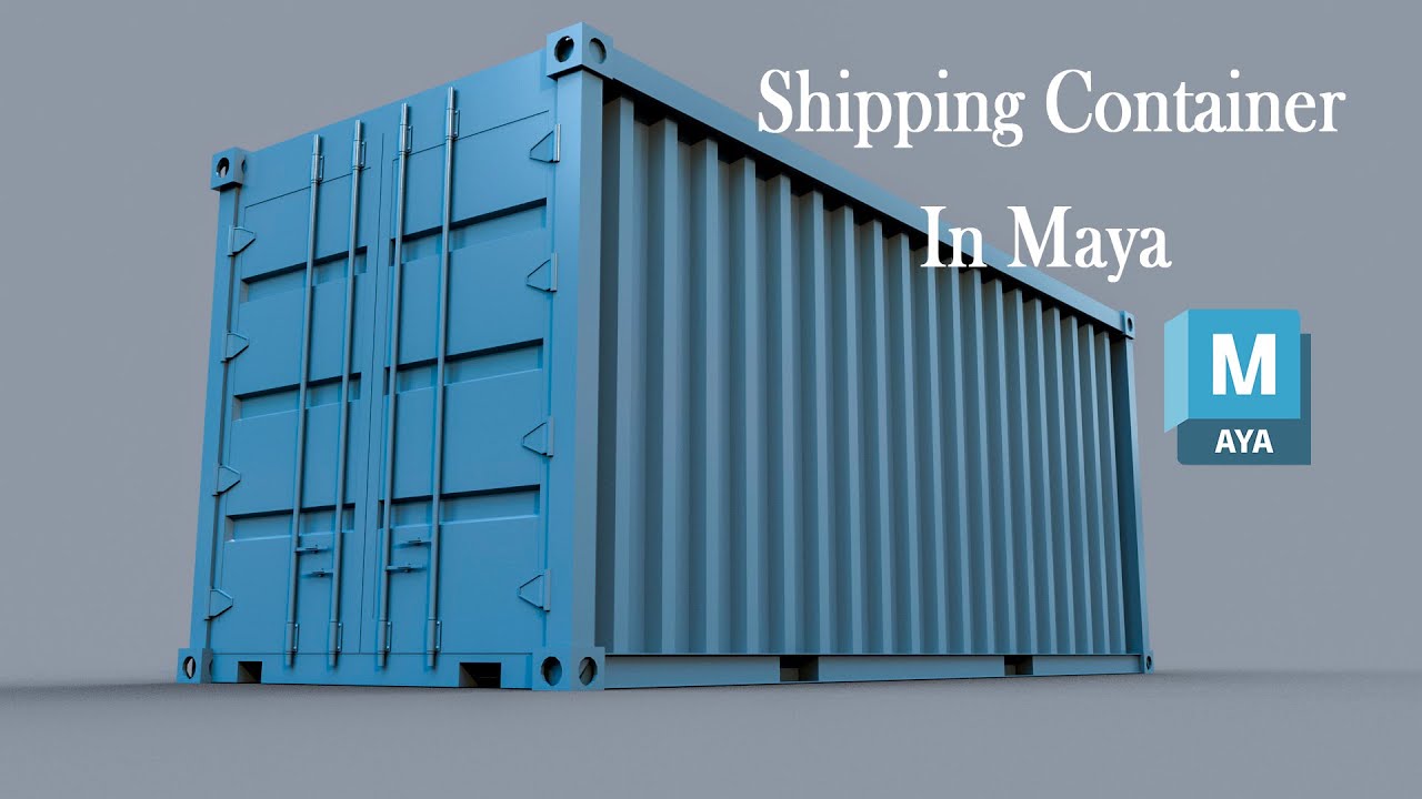 Modeling Shipping container in Maya | Maya modeling for Beginner| Maya 2023