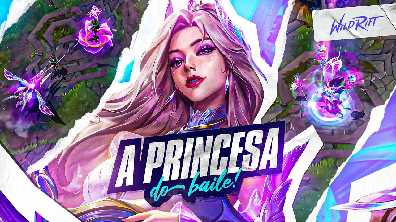 A PRINCESA DO BAILE! | CAITLYN SKIN ROSA DE CRISTAL - WILD RIFT