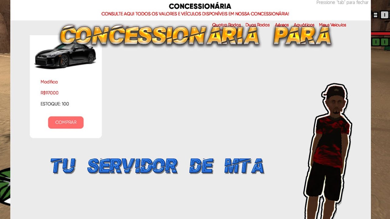 CONCESIONARIA PARA TU SERVIDOR DE MTA SA | COMO DARLE PERMISO | N3XT CONCE