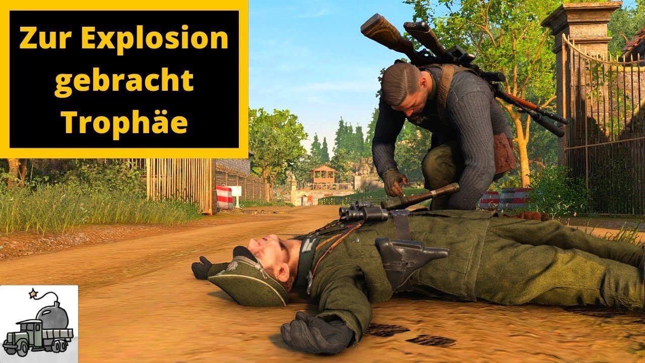 Sniper Elite 5 Zur Explosion gebracht Trophäe/Achievement