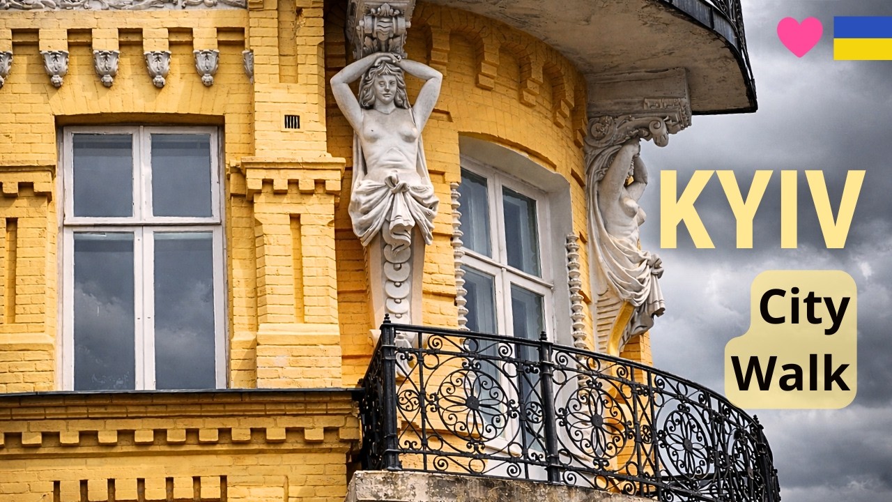 🔥 Kyiv City Center Walking Tour 🇺🇦 | 4K Silent Walk Through Downtown Streets 2026