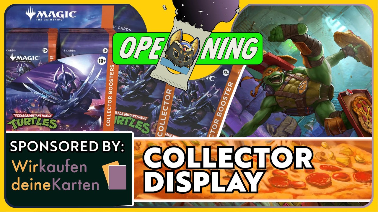 Nostalgie & Chaos ✨ Teenage Mutant Ninja Turtles MTG Display [Opening]