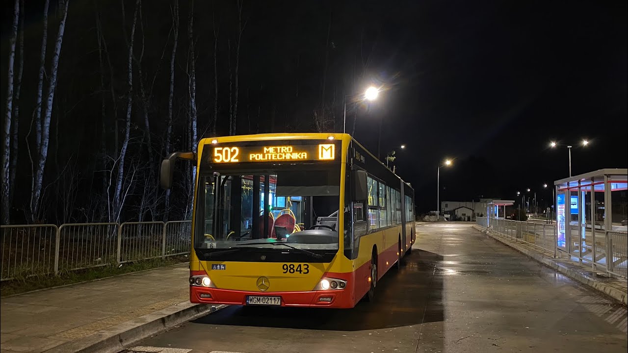 ↯ Mercedes Conecto LF G #9843 (Mobilis Warszawa) [🚍502] ↯