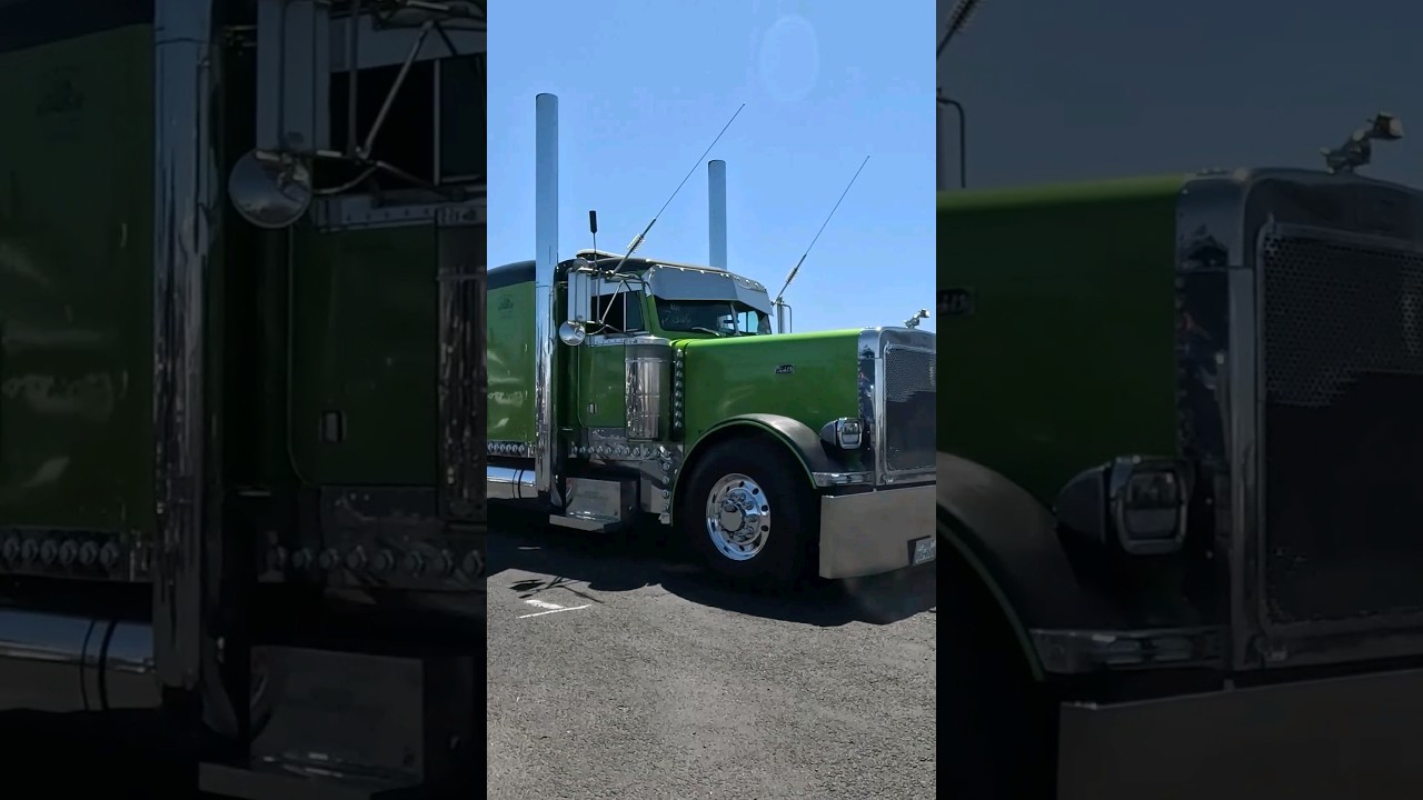Peterbilt Heavy Haul at Desert Diesel Nationals semi truck show truck diesel chrome