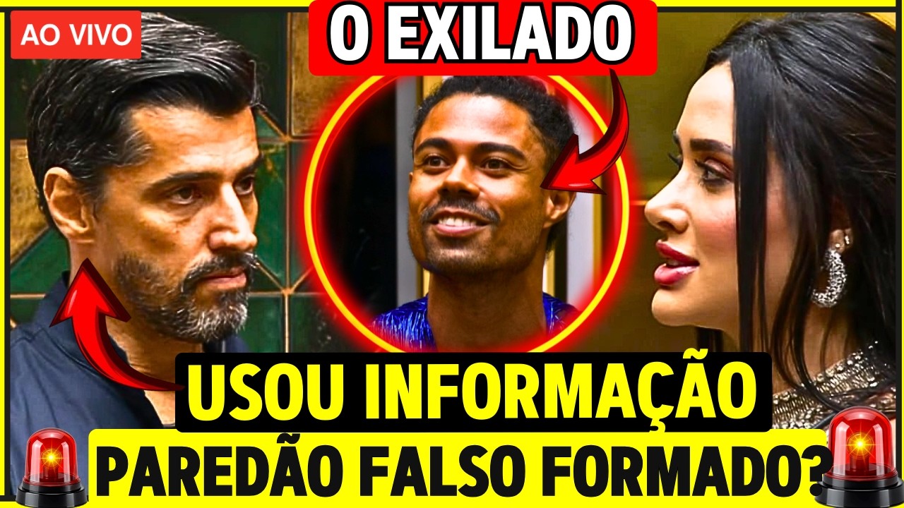 🔴 BBB 26 AO VIVO: DINÂMICA DO EXILADO: VEJA QUEM VAI MORAR FORA DA CASA E INDICAR ALGUEM AO PAREDÃO