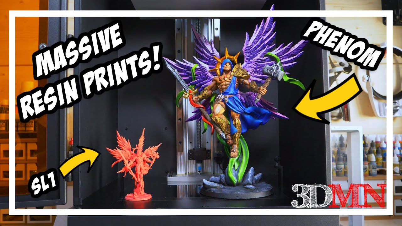 HUGE Resin Prints On The Peopoly Phenom