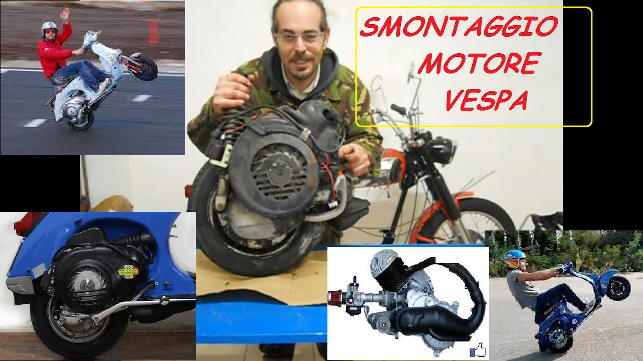 SMONTAGGIO MOTORE VESPA 50 SPECIAL ELABORAZIONE