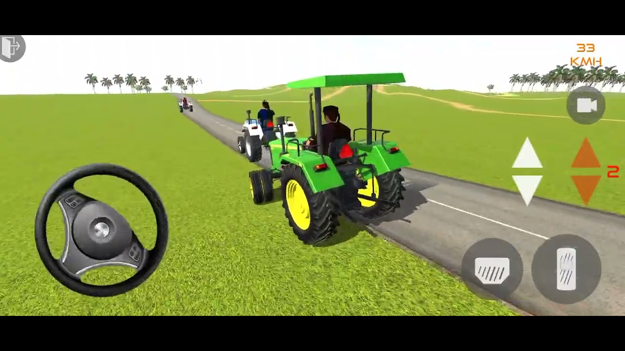 TRANSPORTING tractor driving 3d #fs22 John Deere tractor Offroding Android gameplay #gta5 #gtav