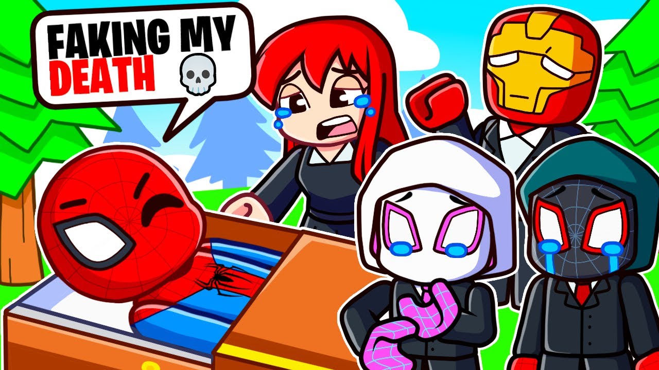 Spiderman Fakes His DEATH In Roblox!