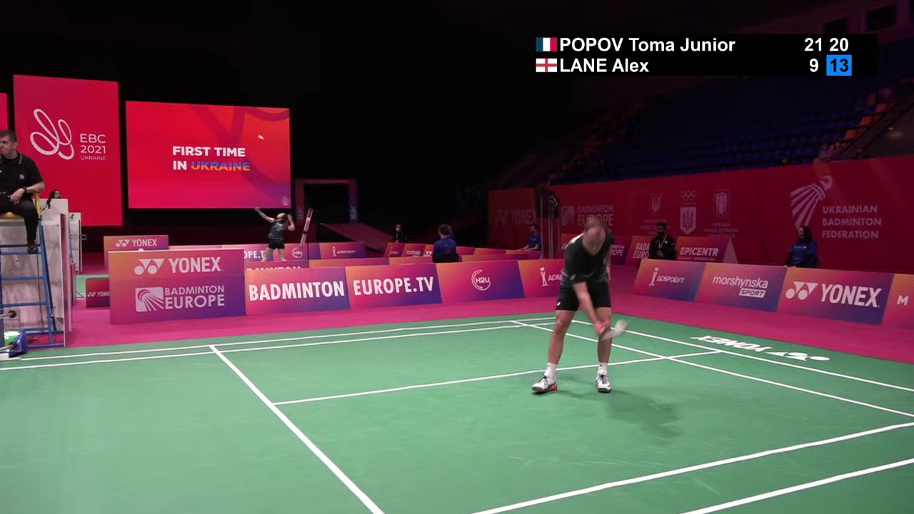 Match point - Toma Junior POPOV vs Alex LANE - MS R32 #EBC21​​​​​​​