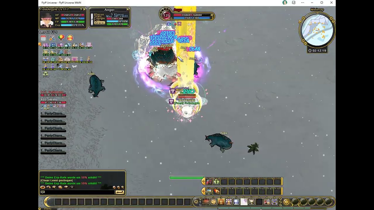 Flyff Universe Lvl117 AOE Psykeeper | Augu