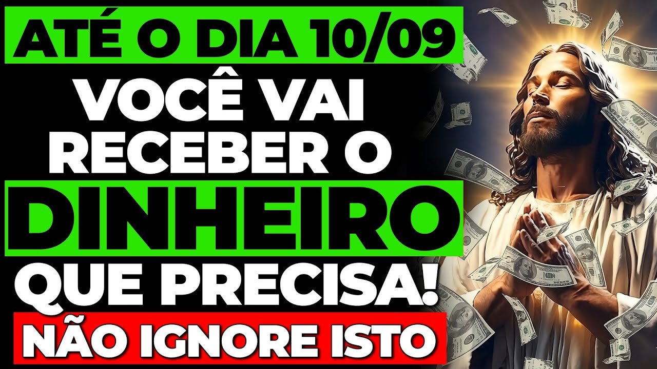 JESUS: Filho, o seu MILAGRE FINANCEIRO foi PROFETIZADO! Mas NÃO IGNORE!