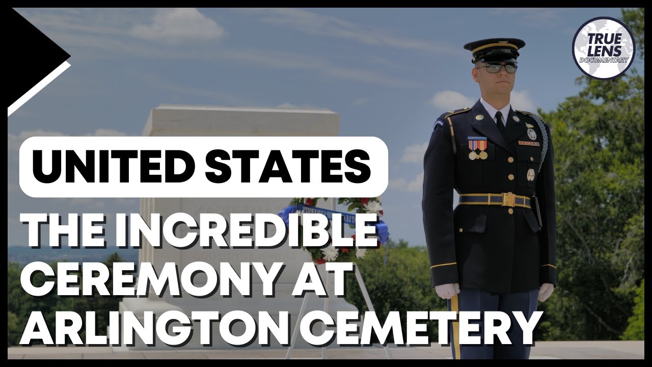 Changing of the Guard at the Tomb of the Unknown Soldier in Arlington: Ceremony in 4K