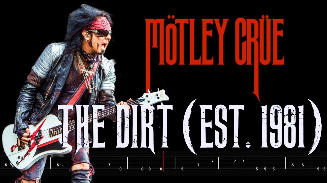 Mötley Crüe - The Dirt (Est. 1981) (🔴 Bass Tabs & Notation) @ChamisBass #mötleycrüe #motleycruebass
